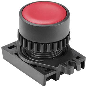 TRU COMPONENTS S2PR-P1R Druktoets Rond Rood 1 stuk(s)