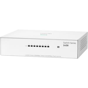 HPE Aruba Instant On 1430 8G lüfterlos unmanaged Gigabit Switch EU (R8R45A)