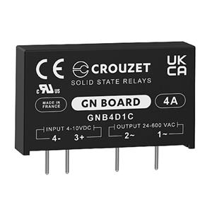 Crouzet Halfgeleiderrelais GNB4D1C 4 A Schakelspanning (max.): 600 V/AC 1 stuk(s)