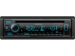 Kenwood KDC-BT560DAB Autoradio enkel DIN Aansluiting voor stuurbediening, Bluetooth handsfree, DAB+ tuner