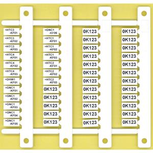 Finder 093.48 Beschriftungsschild 48St.
