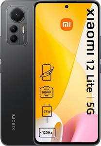 Xiaomi 12 Lite 8GB + 128GB 5G Smartphone 6,55 108MP Fingerabdrucksensor schwarz Handy