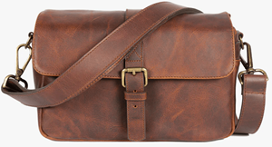 Bronkey Paris Brown Leather Camera Bag