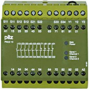 PILZ Sicherheitsschaltgerät PNOZ 10 24VDC 6n/o 4n/c Betriebsspannung: 24 V/DC 6 Schließer, 4 Öffn