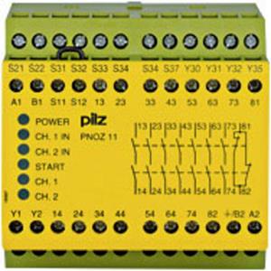 PILZ Sicherheitsschaltgerät PNOZ 11 24VAC 24VDC 7n/o 1n/c Betriebsspannung: 24 V/DC 7 Schließer, 1