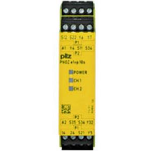 PILZ Sicherheitsschaltgerät PNOZ e1vp 10/24VDC 1so 1so t Betriebsspannung: 24 V/DC 2 Schließer (B