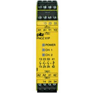 PILZ Sicherheitsschaltgerät PNOZ X1P 24VDC 3n/o 1n/c Betriebsspannung: 24 V/DC 3 Schließer, 1 Öff