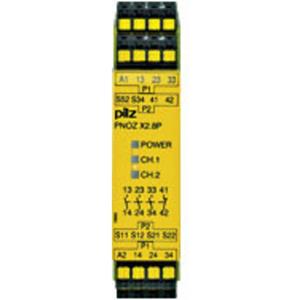 PILZ Sicherheitsschaltgerät PNOZ X2.8P C 24-240VAC/DC 3n/o 1n/c 3 Schließer, 1 Öffner (B x H x T)