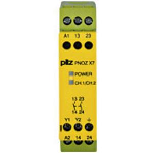 PILZ Sicherheitsschaltgerät PNOZ X7 230VAC 2n/o Betriebsspannung: 230 V/AC 2 Schließer (B x H x T)