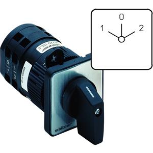 Sälzer M220-61025-219M1 Nockenschalter 20A 2 x 60° Grau, Schwarz 1St.