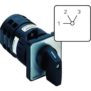 Sälzer M220-61069-219M1 Nockenschalter 20A 2 x 60° Grau, Schwarz 1St.