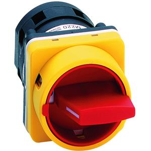 Sälzer M220-61191-033M4 Nockenschalter 20A 1 x 90° Gelb, Rot 1St.