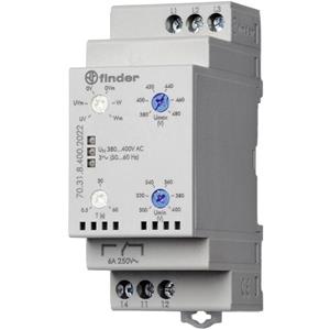Finder Überwachungsrelais 380 - 415 V/AC 1 Wechsler 70.31.8.400.2022 Tray 5St.