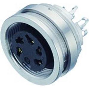 Binder 09 0108 09 03 Flanschdose Buchse, gerade Serie (Rundsteckverbinder): 723 Gesamtpolzahl: 3 20S