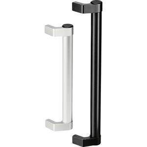 Rohde W1-30.F200.S01 Universalgriff Schwarz, Silber (L x B x H) 225 x 30 x 66.5mm 1St.