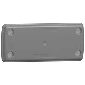 CONTA-CLIP KDS-BP 8/16 BK Blindplatte Polyamid 6.6 Schwarz 10St.