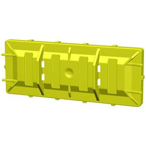 CONTA-CLIP KDS-FP-AD/UL YE Abdeckung Polyamid 6.6 Gelb 10St.