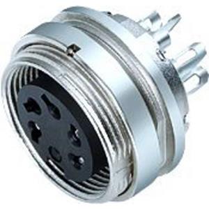 Binder 09 0324 89 06 Flanschdose Buchse, gerade, Flanschbuchse Serie (Rundsteckverbinder): 680 Gesam