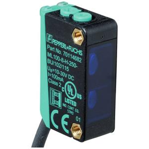 Pepperl+Fuchs ML100-8-HGU-100-BU/103/115/162 70127461 Reflecterende lichtknop 1 stuk(s)