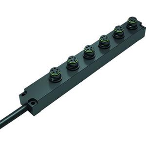 Binder 72 9142 500 06 Verteiler-Box Buchse, gerade Serie (Rundsteckverbinder): 720 Gesamtpolzahl: 5