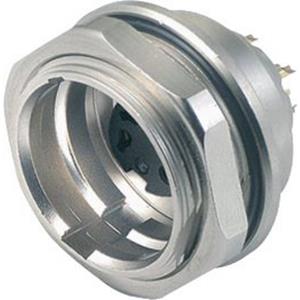 Binder 09 4832 81 08 Flanschdose Buchse, gerade, Flanschbuchse Serie (Rundsteckverbinder): 440 Gesam