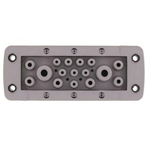 CONTA-CLIP KES 16/24 GR Kabeleinführung Polyamid 6.6 Grau 10St.