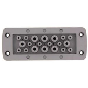 CONTA-CLIP KES 20/24 GR Kabeleinführung Polyamid 6.6 Grau 10St.
