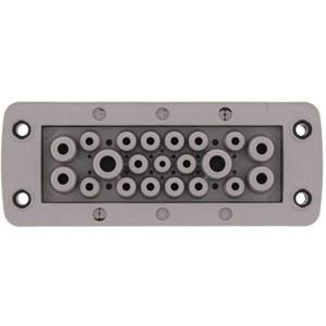 CONTA-CLIP KES 21/24 GR Kabeleinführung Polyamid 6.6 Grau 10St.