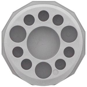 CONTA-CLIP KES-E-R 50/11A GR Kabeleinführung Plattenstärke (max.) 2.5mm Thermoplastisches Elastome