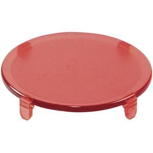 Schlegel TG22RT Tastkappe rund, flach Rot 10St.