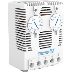 Pfannenberg Schakelkastthermostaat FLZ 543 THERMOSTAT S/S 0..60°C 240 V/AC 2x NO (l x b x h) 38 x 59 x 80.5 mm 1 stuk(s)