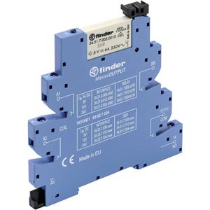 Finder 39.21.0.006.0060 Koppelrelais 6 V/DC, 6 V/AC 6A 1 Schließer Tray 10St.