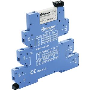 Finder 39.41.0.012.5060 Koppelrelais 12 V/DC, 12 V/AC 6A 1 Wechsler Tray 10St.