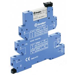 Finder 39.41.0.024.5060 Koppelrelais 24 V/DC, 24 V/AC 6A 1 Wechsler Tray 10St.