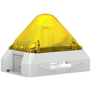 Pfannenberg Signaallamp LED PY L-M 10-60 DC YE 7035 21553813055 Geel Flitslicht, Continulicht, Knipperlicht 24 V/DC