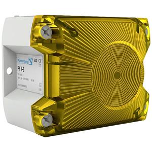 Pfannenberg Signaallamp LED PY L-S 10-60 DC YE 7035 21513813055 Geel Flitslicht, Continulicht, Knipperlicht 24 V/DC