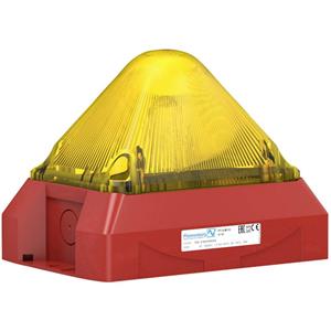 Pfannenberg Flitslamp PY X-M-10 10-57V DC YE RAL3000 21551813000 Geel Geel 24 V/DC