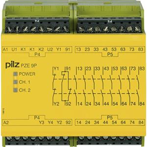 PILZ Kontakterweiterung PZE 9P 24VACDC 8n/o 1n/c 8 Schließer, 1 Öffner (B x H x T) 90 x 87 x 121mm