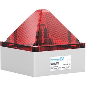 Pfannenberg Flitslamp Quadro F12 230 AC RD 21041105000 Rood Rood 230 V/AC
