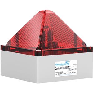 Pfannenberg Flitslamp QUADRO F12-3G/3D 230 AC RD 21041105008 Rood Rood 230 V/AC