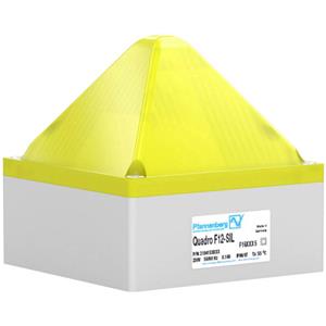 Pfannenberg Flitslamp QUADRO F12-SIL 230 AC YE 21041103601 Geel Geel 230 V/AC