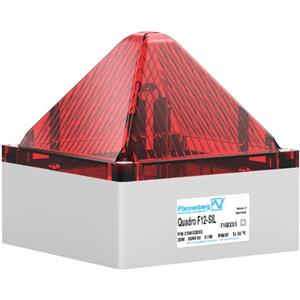 Pfannenberg Flitslamp QUADRO F12-SIL 24 DC RD 21041805601 Rood Rood 24 V/DC