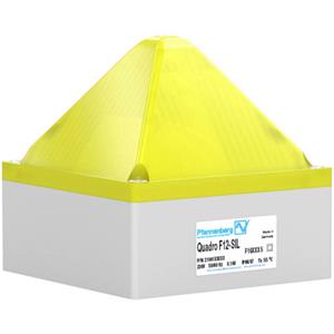 Pfannenberg Flitslamp QUADRO F12-SIL 24 DC YE 21041803601 Geel Geel 24 V/DC