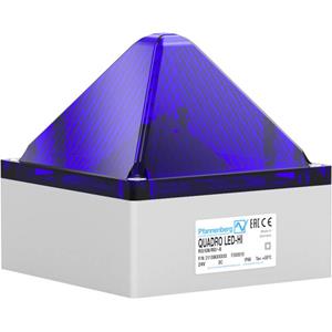 Pfannenberg Signaallamp QUADRO LED HI DC BU 21108637000 Blauw Blauw Flitslicht, Knipperlicht, Continulicht 24 V/DC