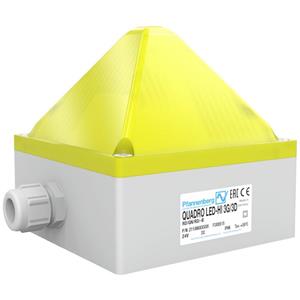 Pfannenberg Flitslamp LED QUADRO LED-HI-3G/3D HV YE 21108643009 Geel Flitslicht 230 V/AC