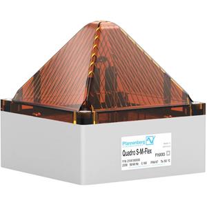 Pfannenberg Flitslamp QUADRO S-M-FLEX 230 AC AM 21042104179 Oranje Oranje 230 V/AC