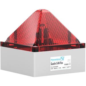 Pfannenberg Flitslamp QUADRO S-M-FLEX 230 AC RD 21042105179 Rood Rood 230 V/AC