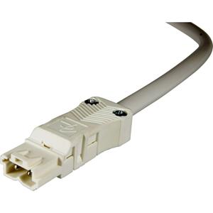 Adels-Contact 92815230 Netz-Anschlusskabel offene Kabelenden - Netz-Stecker Gesamtpolzahl: 2 Weiß 3