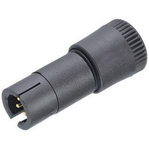 Binder 09-9747-70-03 Rundstecker Stecker, gerade Serie (Rundsteckverbinder): 719 Gesamtpolzahl: 3 20