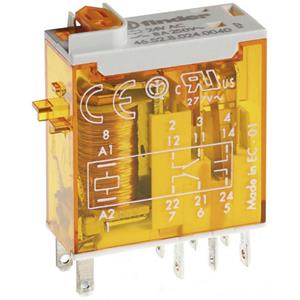 Finder 46.52.8.024.0040 Steckrelais 24 V/AC 8A 2 Wechsler 10 St. Tray